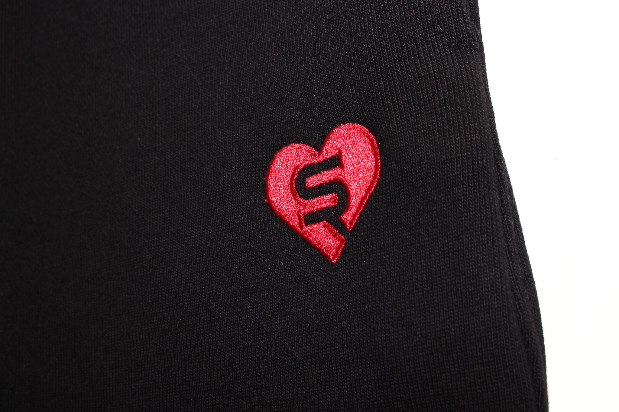 SR BLACK HEAVY FLEECE SWEATPANT