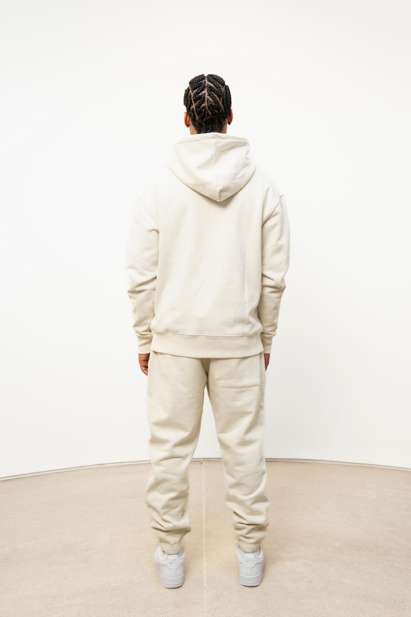 SR IVORY HEAVY FLEECE SWEATPANT