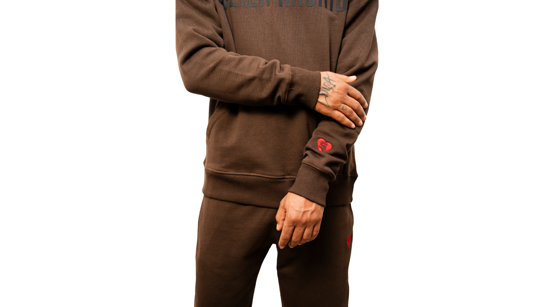 SR MOCHA HEAVY FLEECE HOODIE